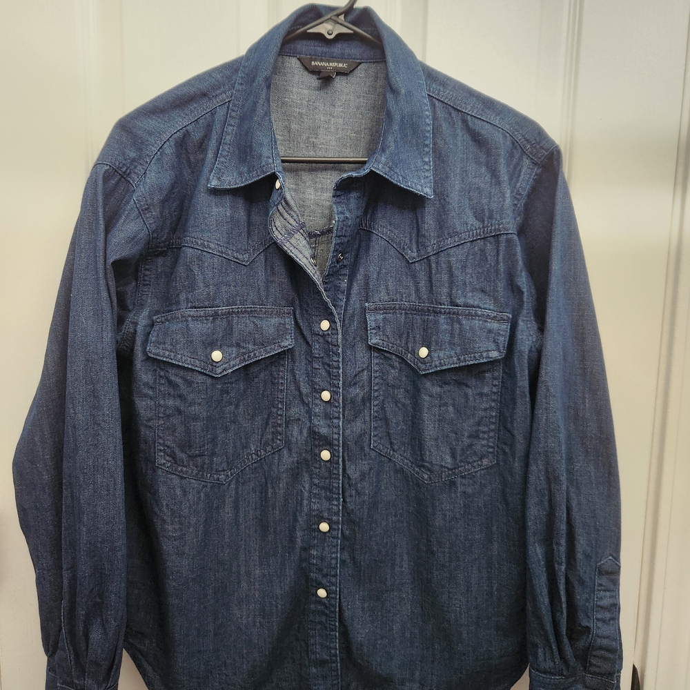 Banana Republic Indigo Denim Shirt